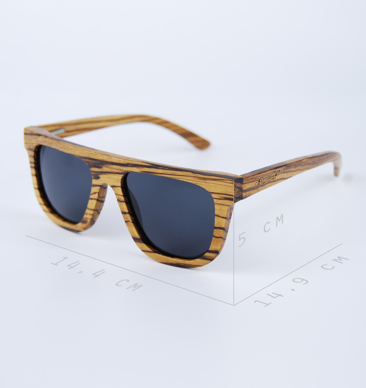 Cheapmash Occhiali da Sole in Legno - Wooden Sunglasses