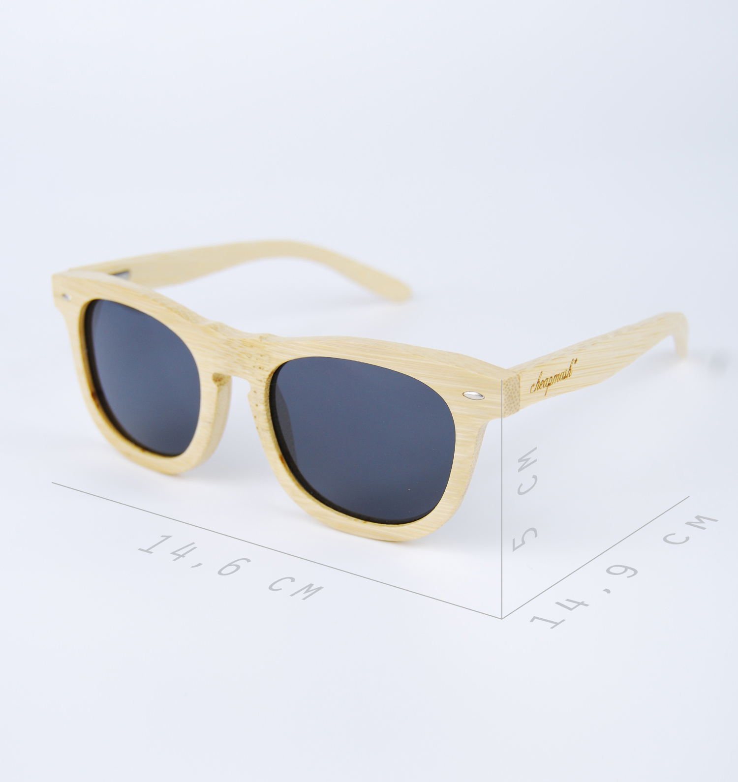Cheapmash Occhiali da Sole in Legno - Wooden Sunglasses